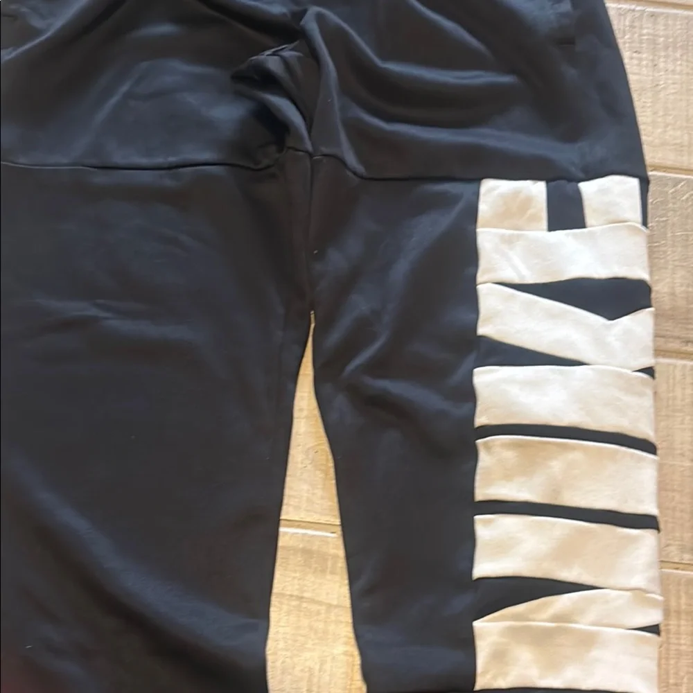 Nike Black and White Logo Joggers - Picture 3 of 7